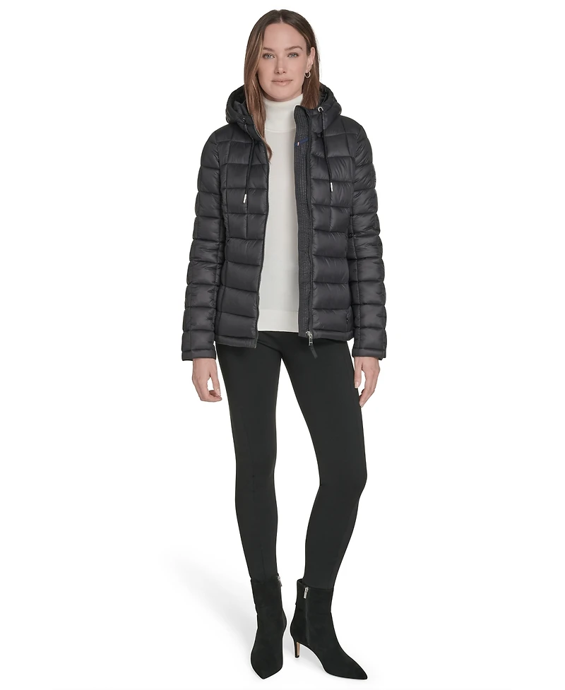 Tommy Hilfiger Women's Packable Hooded Puffer Jacket