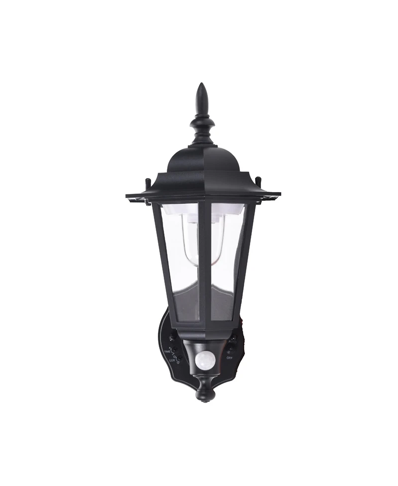 Maxsa Innovations Battery-powered Motion Activated Wall Sconce - Copper 12 inch tall Hexagonal