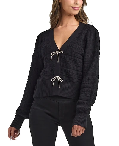 Bcx Women's V-Neck Cardigan Sweater