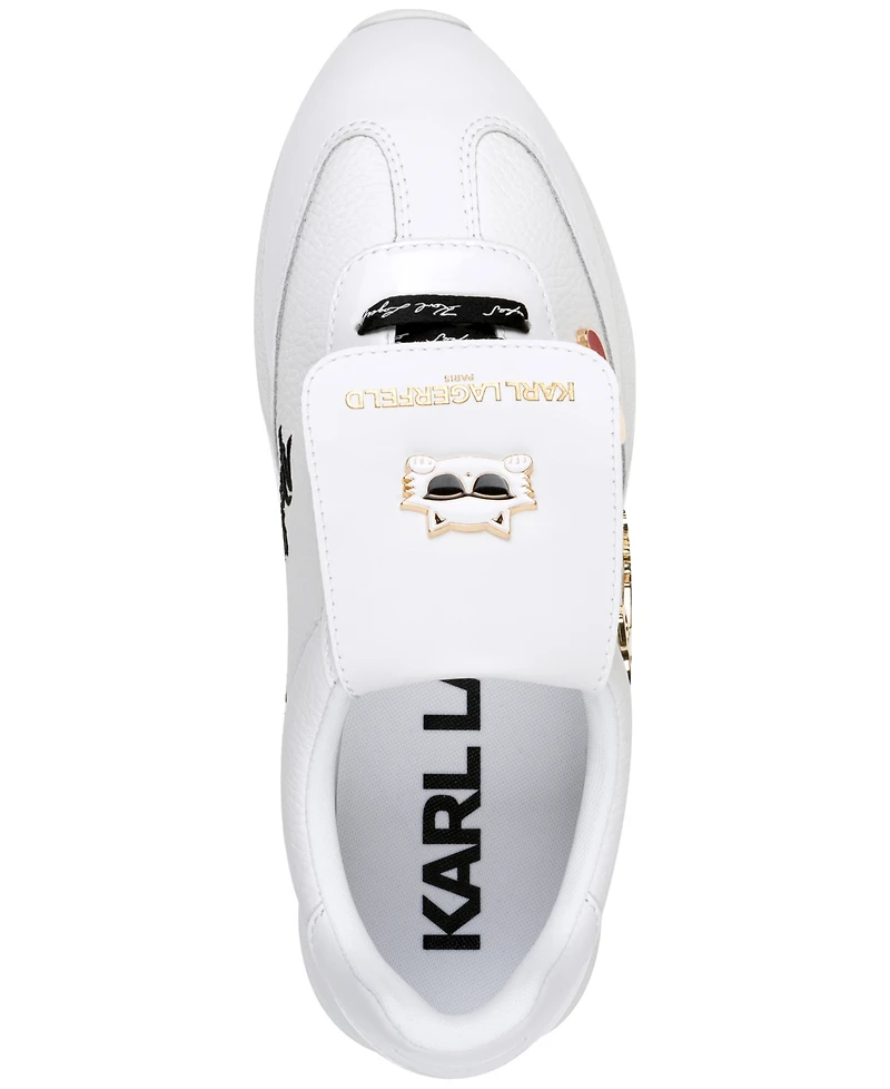 Karl Lagerfeld Paris Women's Minia Pins Lace-Up Sneakers