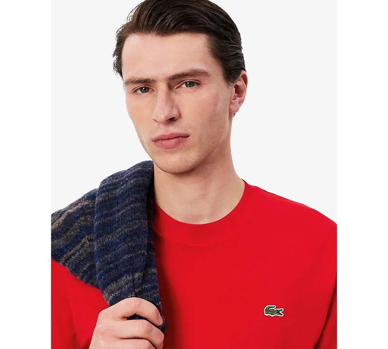 Lacoste Men's Classic Fit Short Sleeve Crewneck Logo T-Shirt
