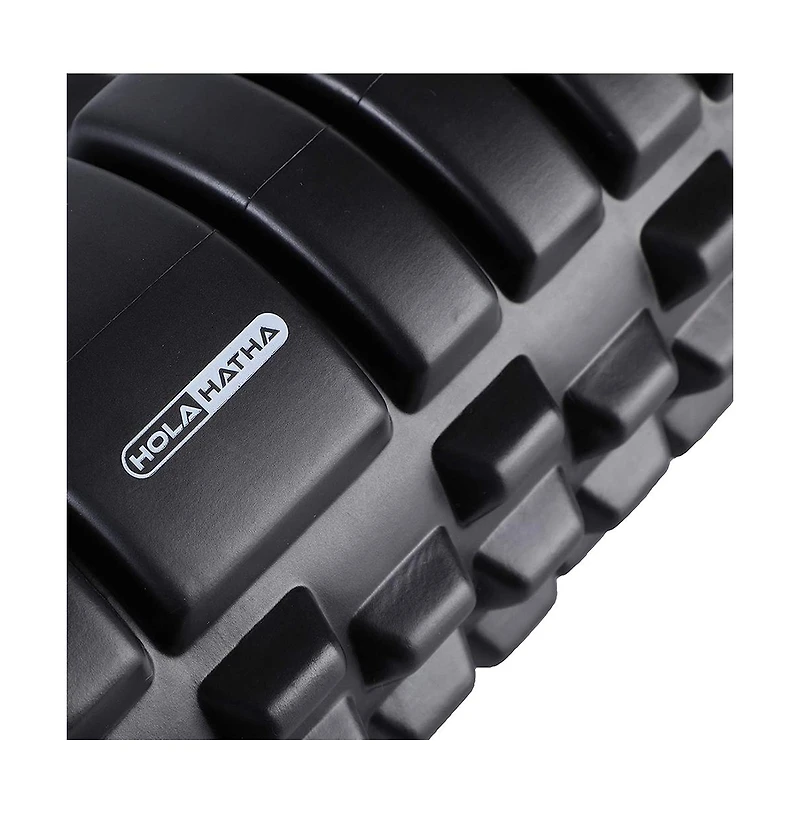 HolaHatha High Density Hollow Eva Foam Roller for Muscle Massage Recovery