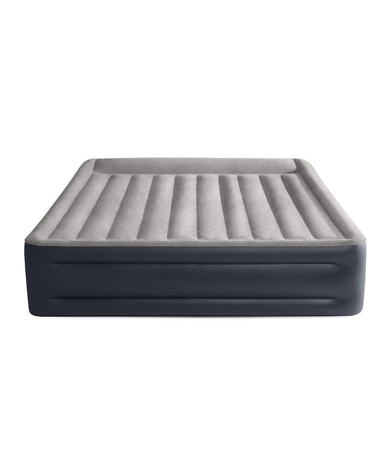 Intex Dura Beam Plus Deluxe Blow Up Air Mattress Bed with Built In Pump, King