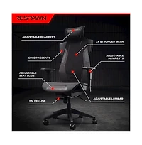 Respawn Gaming Chair With Lumbar Support, With Wheels for Computer/Desk/Office