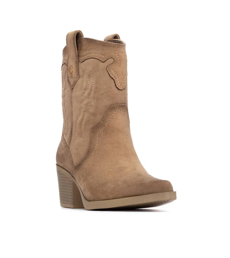Women's Suede Italian Western Booties By Xti