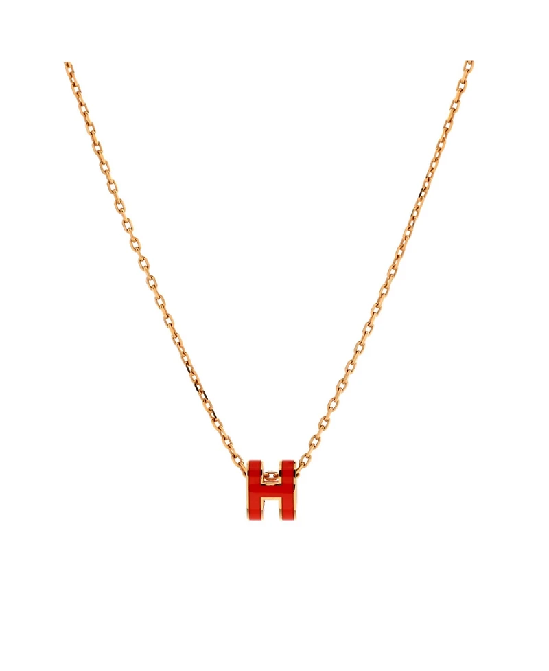 Pre-Owned Hermes Pop H Pendant Chain Necklace