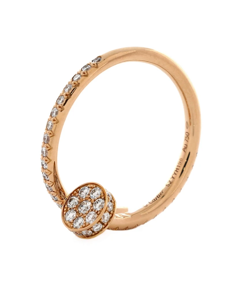 Pre-Owned Cartier Juste un Clou Paved Ring
