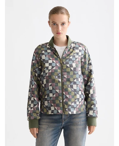 Scotch & Soda Women's Reversible Quilted Bomber