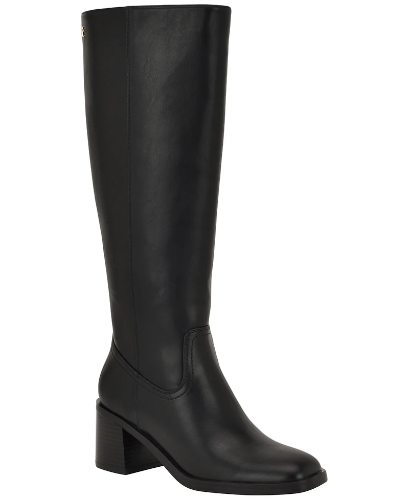 Tommy Hilfiger Women's Laythen Tall Block Heel Boots