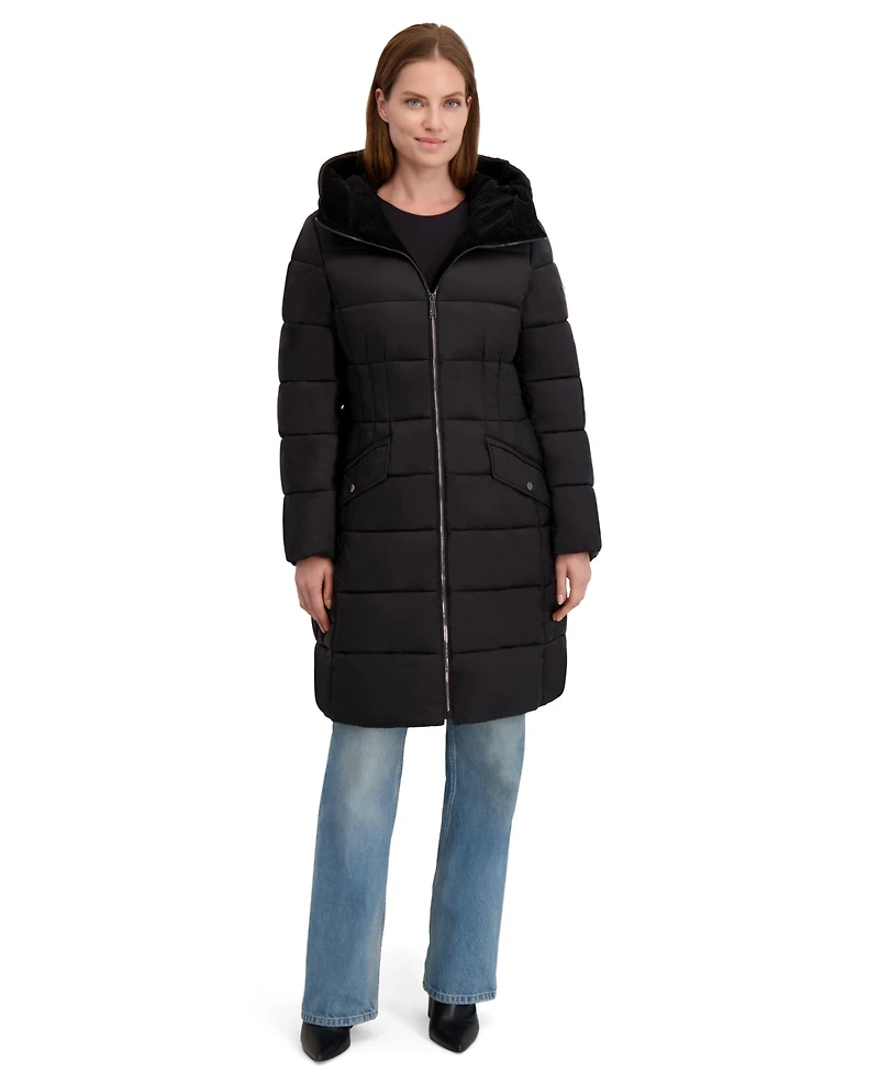 Laundry By Shelli Segal Women's Sega Long Puffer Coat
