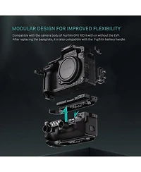 Tilta Full Camera Cage Lightweight Kit for Fujifilm GFX100 Ii, Black