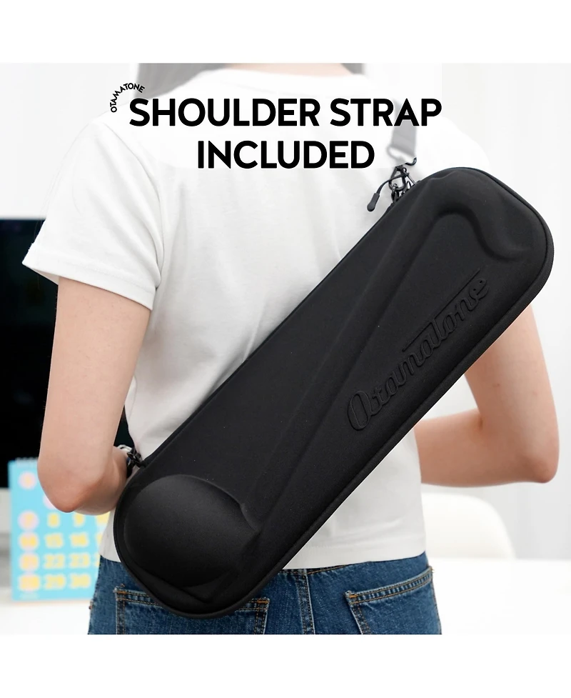 Otamatone Official Case for Deluxe Size 17.25 inch Musical Instrument Toy Synthesizer Hard Shell Cover Smooth Fitted Slim Case