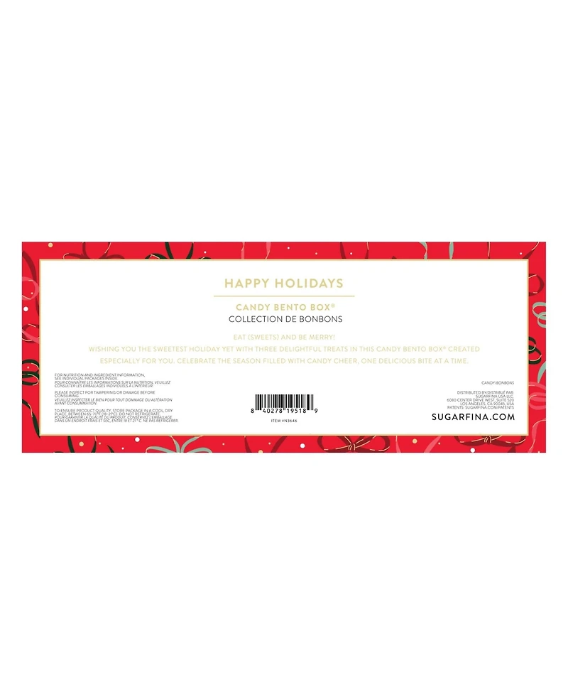 Sugarfina Happy Holidays Bento Box, 5.9 oz.