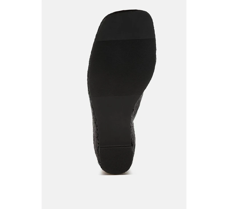 Rag & Co Seraphine Breathable Mesh Slip-On Wedges Women