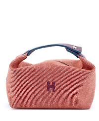 Pre-Owned HERMES Gm Bride-a-Brac Travel Case Wool