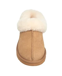 French Connection Women's Fur Closed Slipper