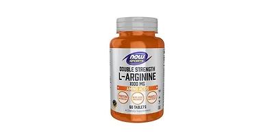 Now Foods L-Arginine Double Strength, 1000 mg, 60 Tablets
