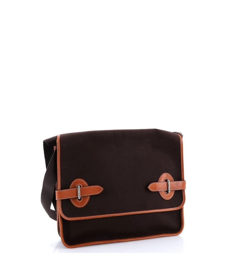 Pre-Owned Hermes Pm Buenaventura Messenger Bag Toile