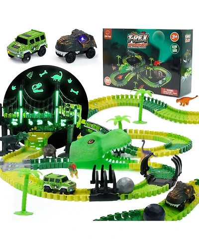 Usa Toyz Dinosaur Race Tracks for Kids- 262pk