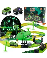 Usa Toyz Dinosaur Race Tracks for Kids- 262pk