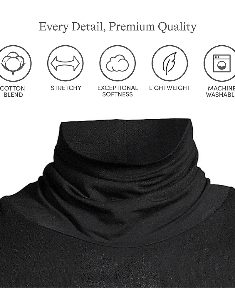 Lands' End Lightweight Jersey Long Sleeve Turtleneck