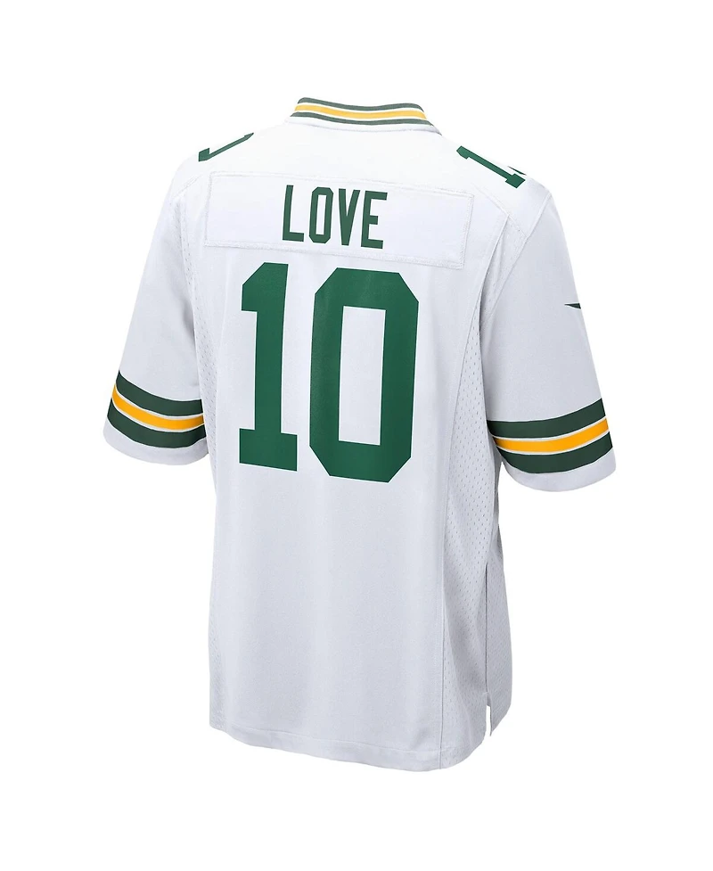 Nike Men's Jordan Love White Green Bay Packers Game Jersey
