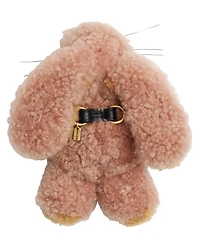 Coach Women's Floppy Bunny Plush Shoe Charm