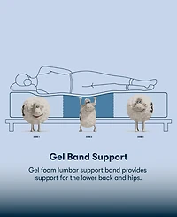 Serta Perfect Sleeper Lavender Falls 12" Firm Hybrid Tight Top Mattress Set, Queen