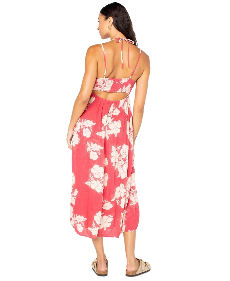 Roxy Women's Sunshine Crush V-Neck Midi Dress