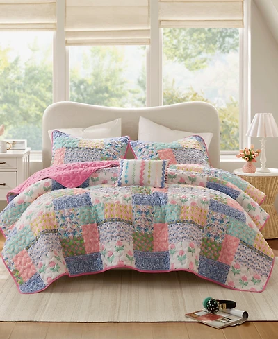 Intelligent Design Nellie Patchwork 4-Pc. Quilt Set, Full/Queen
