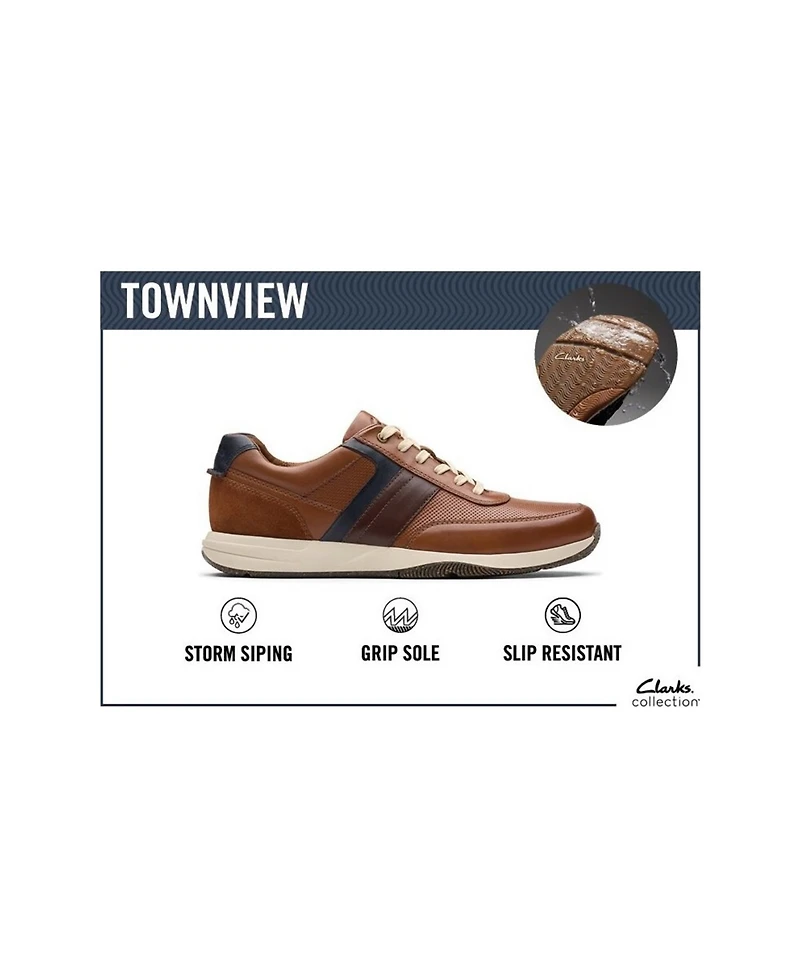Clarks Men's Townview Casual Lace Up Sneakers