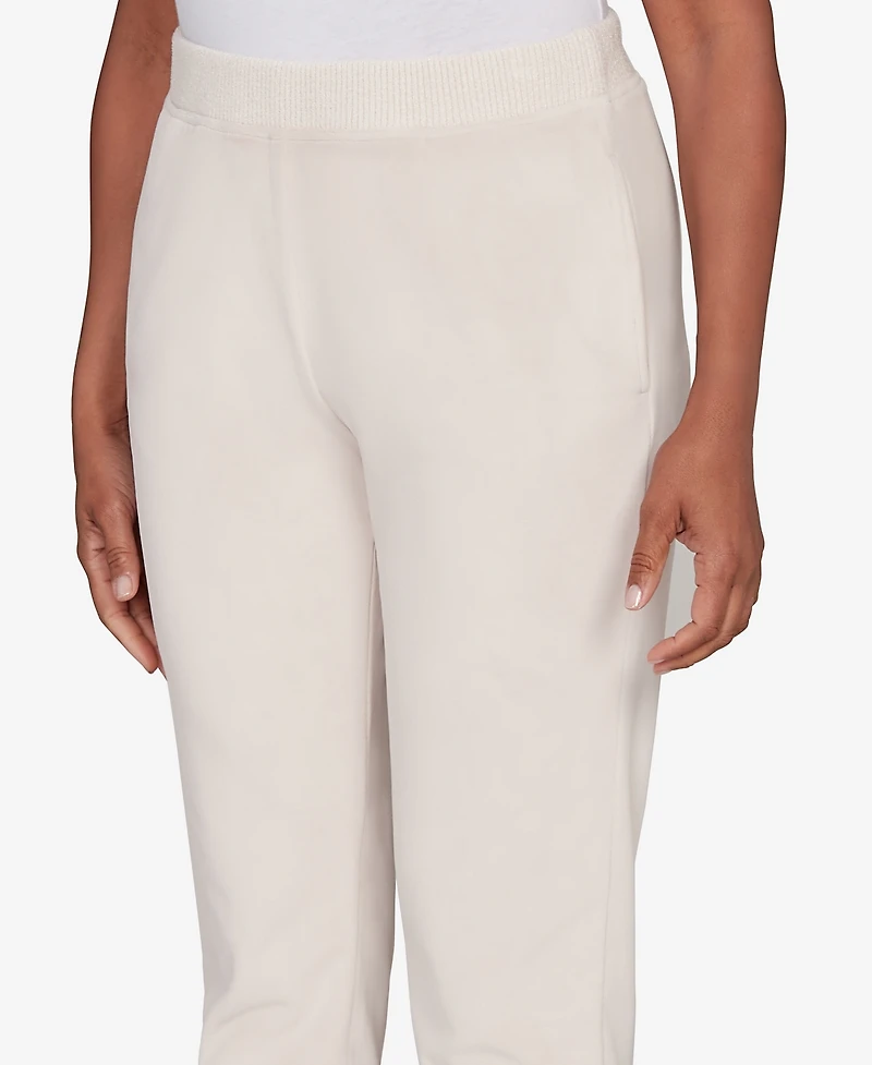 Alfred Dunner Calm Luxe Soft Knit Jogger Pant