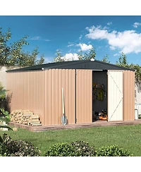 Aecojoy 12'x10' Outdoor Storage Shed
