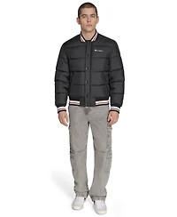 Champion Men's Quilted Varsity Puffer Jacket