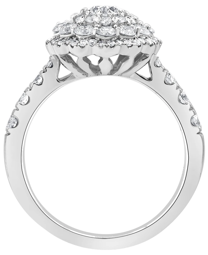 Macy's Certified Diamond Ring (1-1/2 ct. t.w.) in 14K White Gold