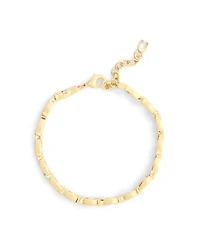 Coach Gold Beveled Signature C Link Bracelet