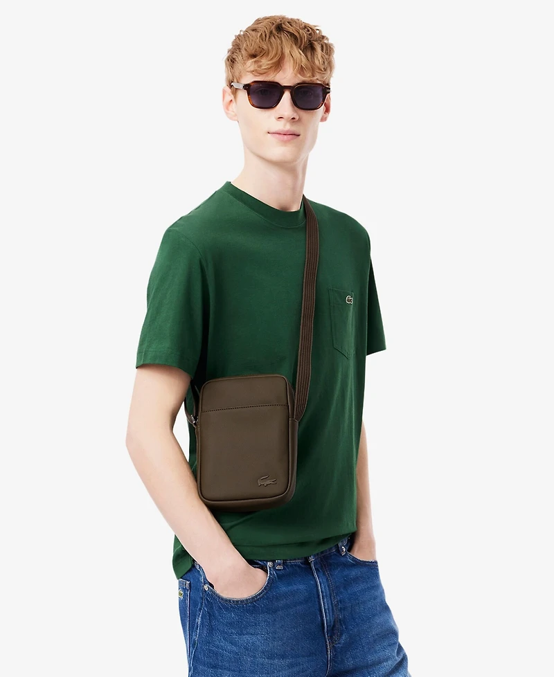 Lacoste Men's Slim Vertical Camera Bag