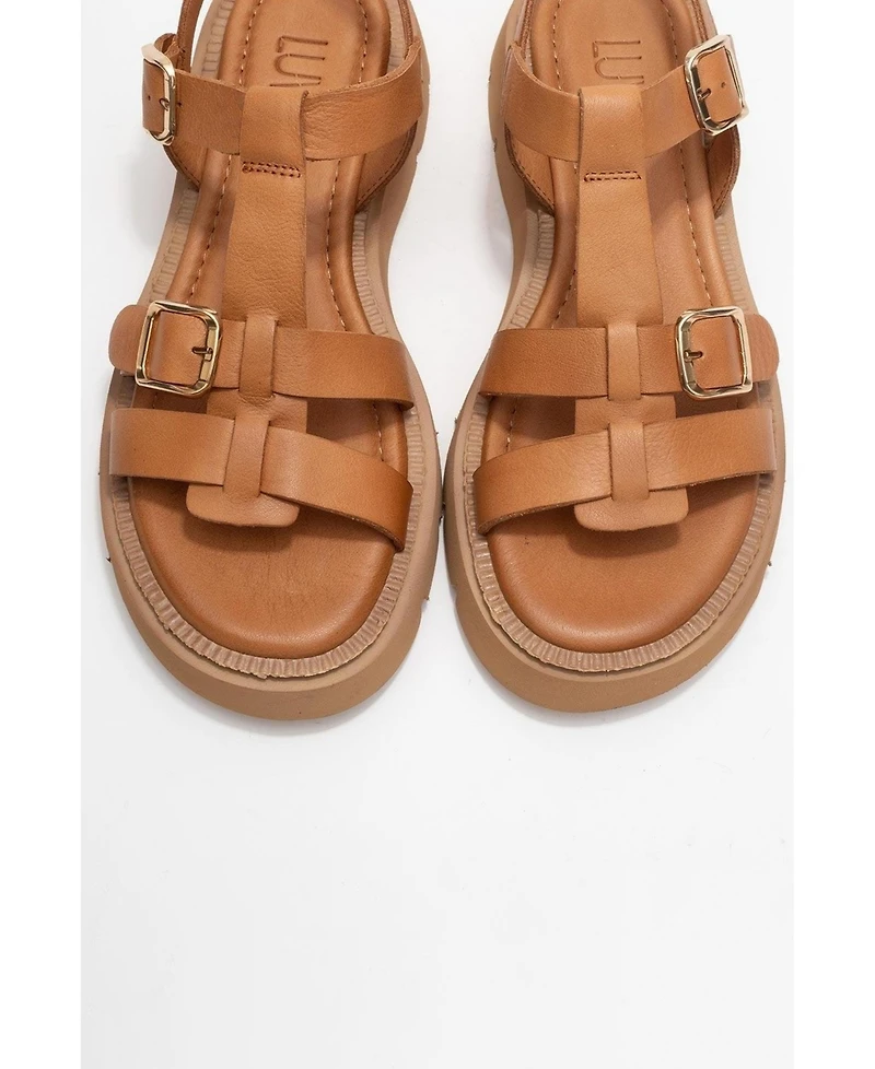 Forever & Always Shoes Melvin Leather Sandal (Women)