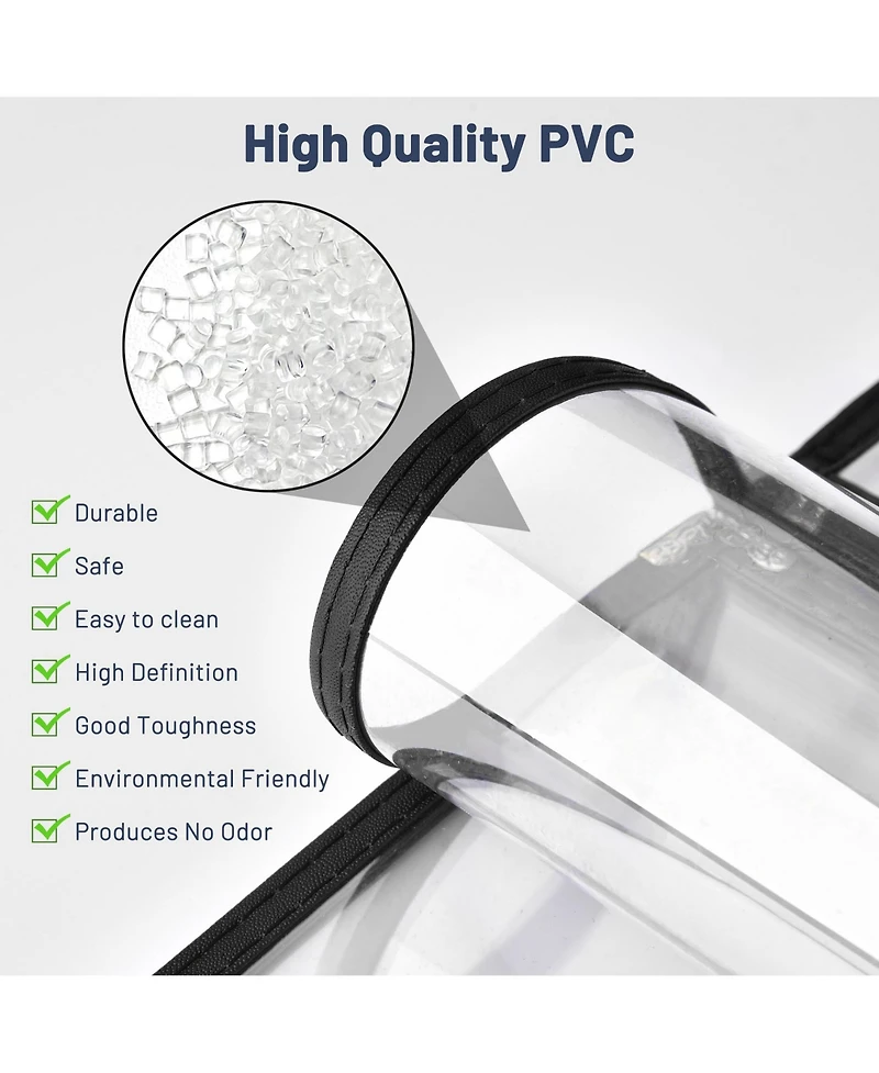 Yescom WeChef 30 Pcs Menu Covers 8.5x11" 3 Page 6 View & 4.25x11" Half Page Wine List