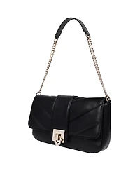 True Religion Quilted Flap Shoulder Bag with Mini Bag