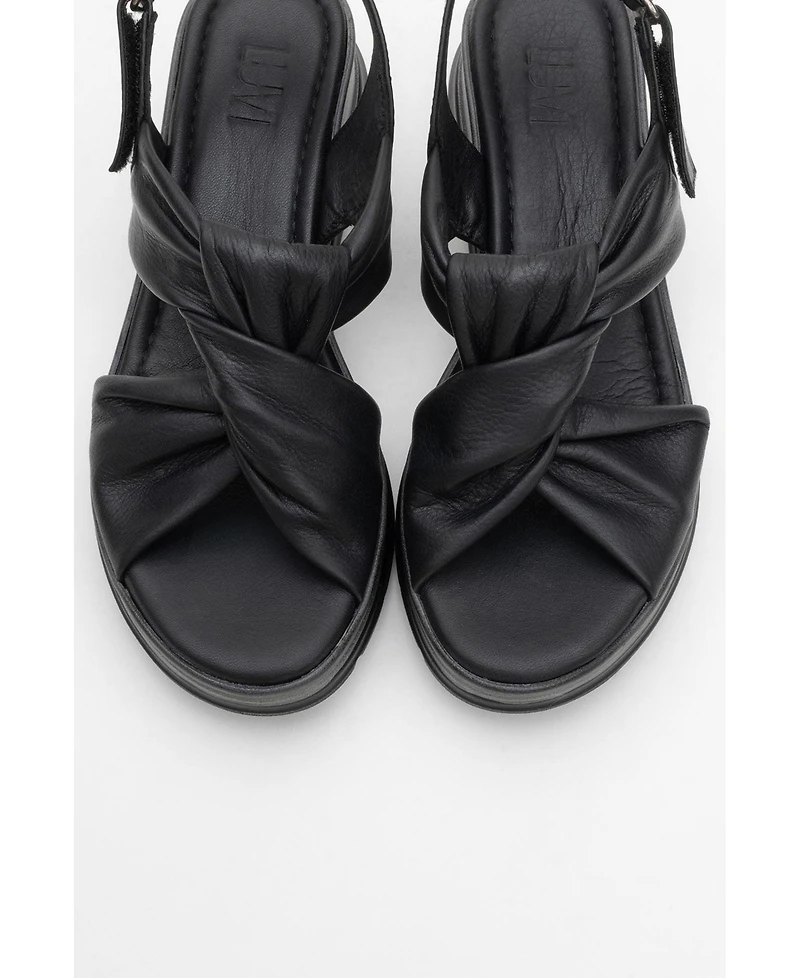 Forever & Always Shoes Oara Leather Sandal (Women)