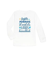 Sweet Wink Baby Girls Hanukkah Fun Long Sleeve Shirt
