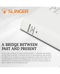 Fujifilm Instax Mini Mermaid Tail Film, 5-Packs of 10 Exposures + Slinger Photo Album for Instax Mini