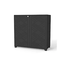 Decksplore Diamond-Shaped Outdoor Storage Cabinet