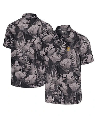 Tommy Bahama Men's Black Tennessee Volunteers Big Tall Coast Nuevo Fronds IslandZone Button-Up Shirt