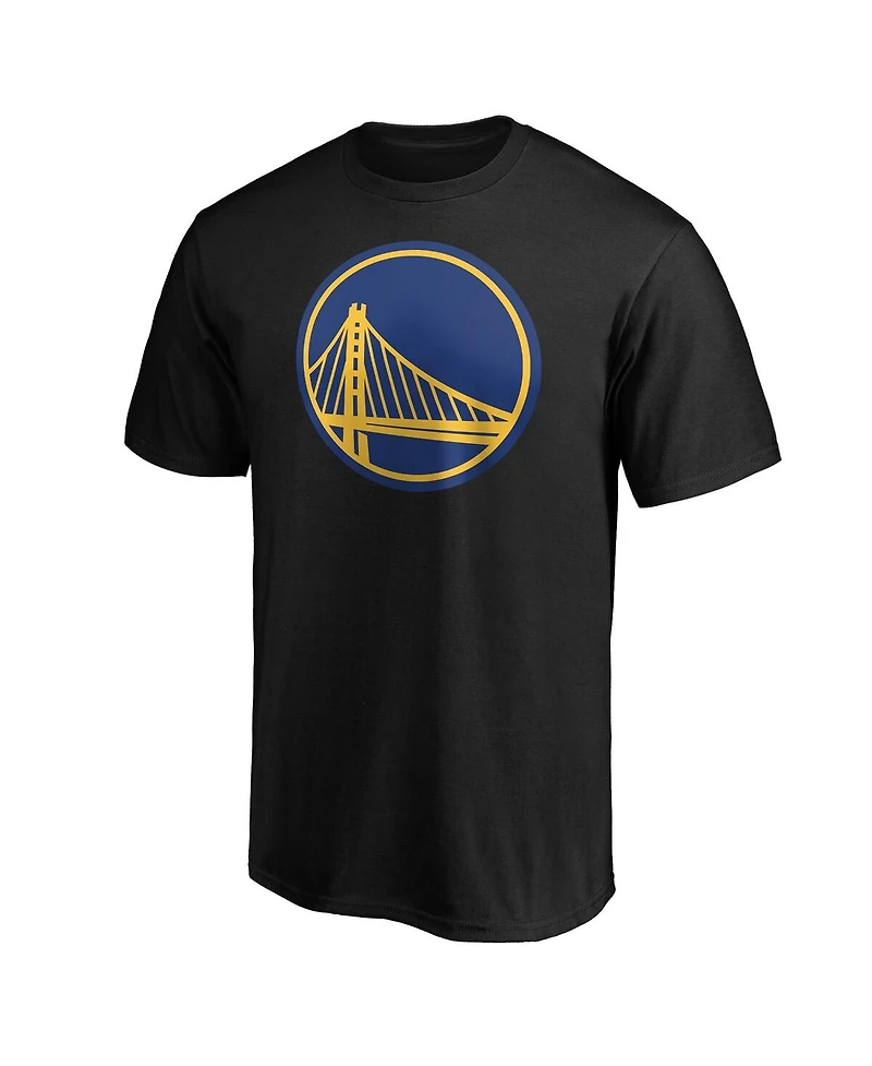 Fanatics Mto Label Men's Stephen Curry Black Golden State Warriors Playmaker Name Number Logo T-Shirt