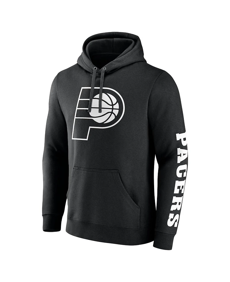 Fanatics Men's Black Indiana Pacers Put Me In Coach Fleece Pullover Hoodie