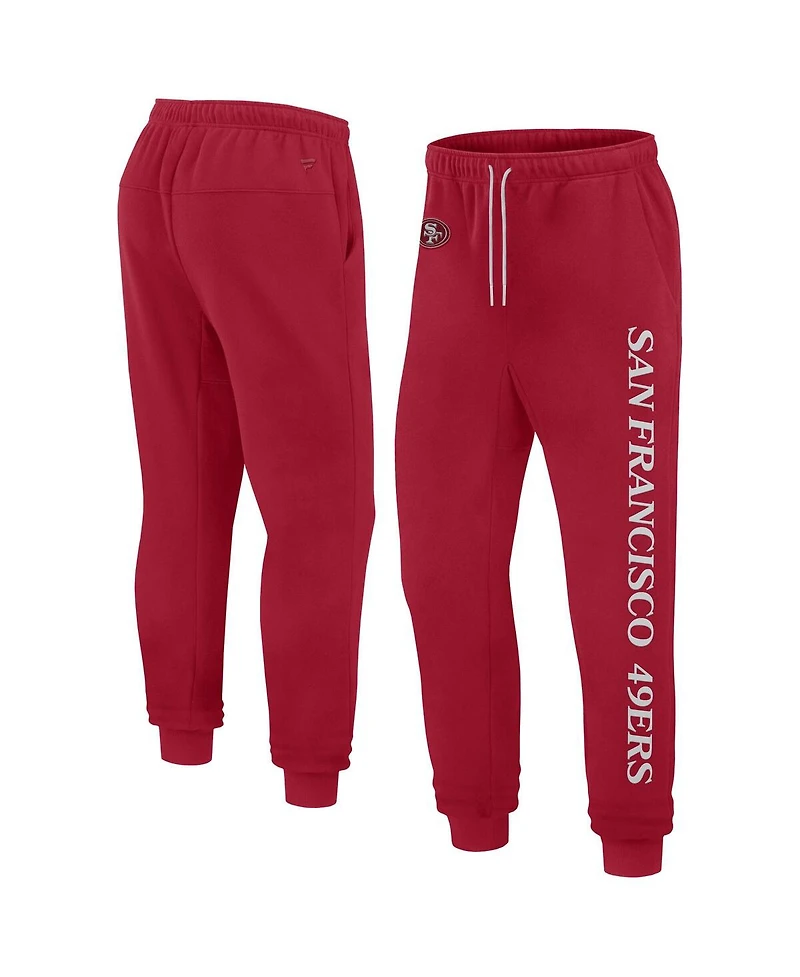 Fanatics Men's and Women's Scarlet San Francisco 49ers Elements Phenom Fleece Jogger Pants