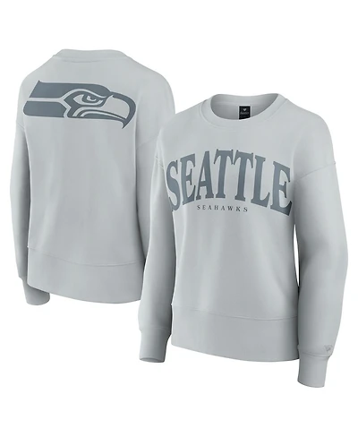 Fanatics Women's Gray Seattle Seahawks Elements Pullover Sweatshirt