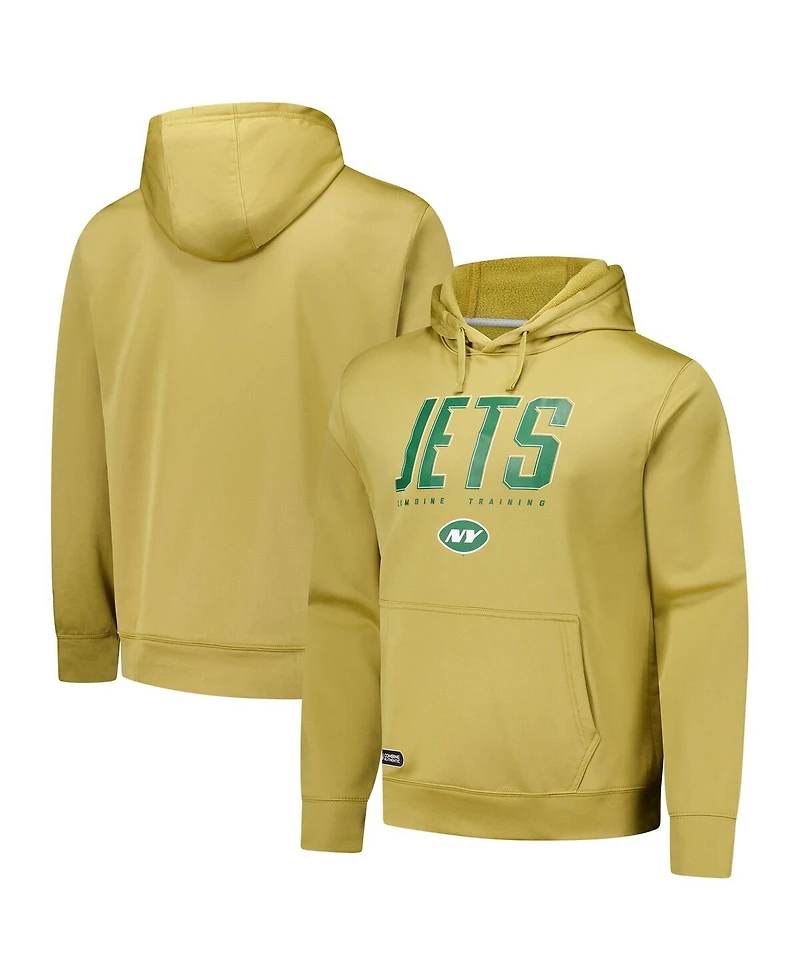 Outerstuff Men's Khaki New York Jets Top Ranked Pullover Hoodie